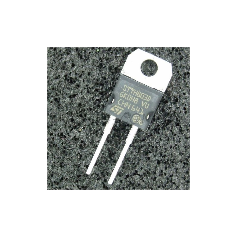 STTH803D Rectifier Diode Switching 300V 8A TO-220AC STM RoHS