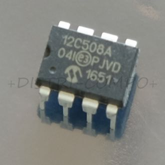 PIC12C508A-04I/P Microcontroleur Microchip DIP-8 RoHS