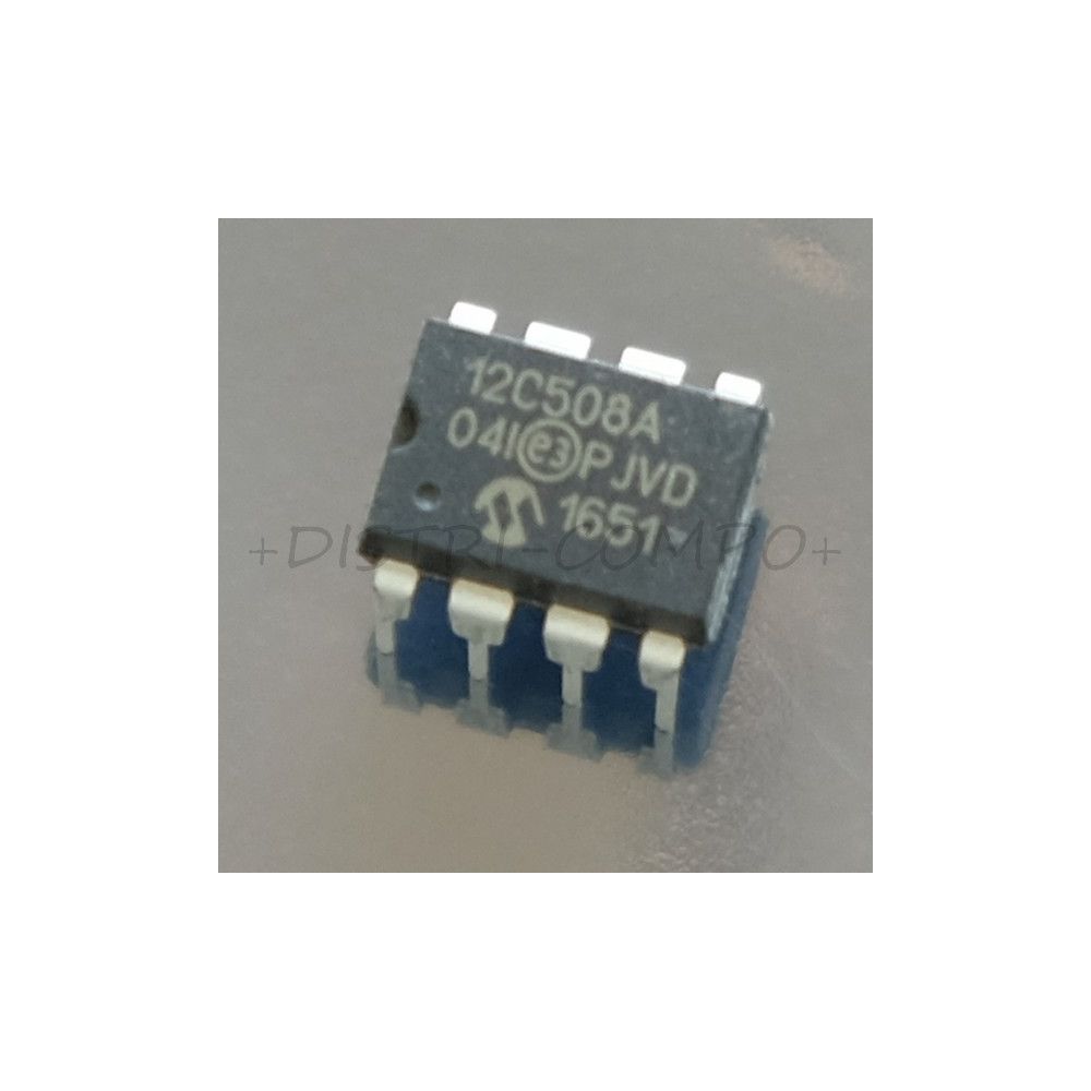 PIC12C508A-04I/P Microcontroleur Microchip DIP-8 RoHS