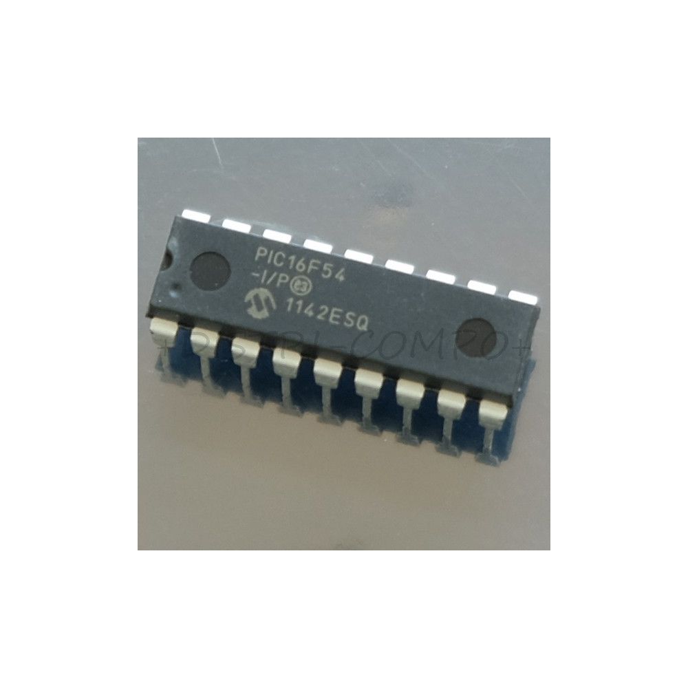 PIC16F54-I/P Microcontroleur Microchip DIP-18 RoHS