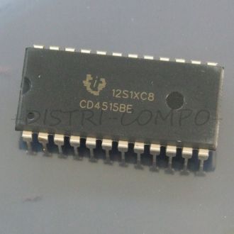 4515 - CD4515BE CMOS D‚codeur d‚multiplexeur DIP-24 Texas RoHS