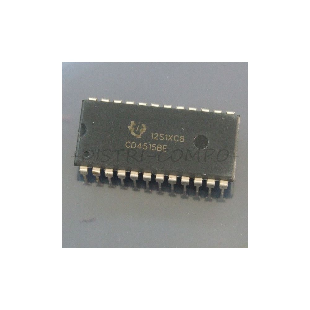 4515 - CD4515BE CMOS D‚codeur d‚multiplexeur DIP-24 Texas RoHS