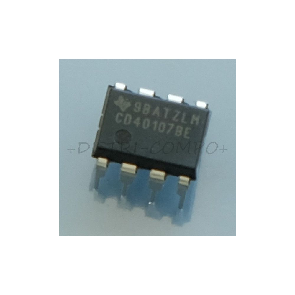 40107 - CD40107BE CMOS Dual 2 input nand DIP-8 Texas RoHS
