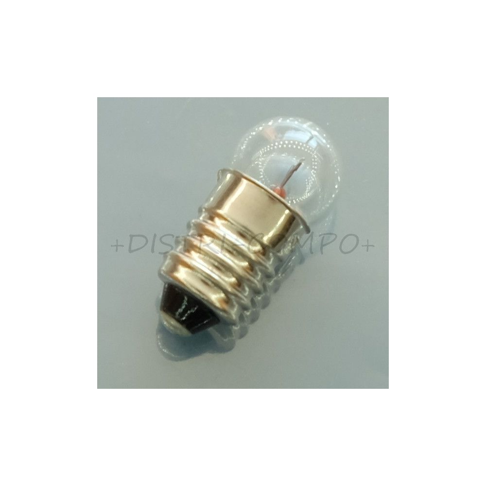 Ampoule 4V8 300mA E10 24x11.5mm