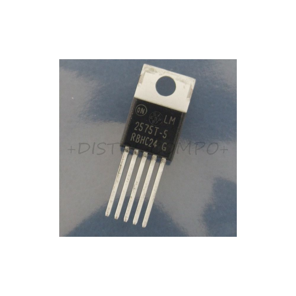 LM2575T-5G Buck Regulator, Switching, Output 5V, 1.0 A TO-220-5 ONS