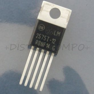 LM2575T-12G Buck Regulator Switching Output 12V, 1A TO-220-5 ONS RoHS