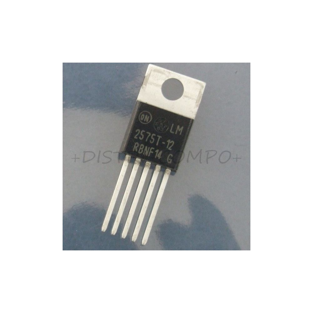 LM2575T-12G Buck Regulator Switching Output 12V, 1A TO-220-5 ONS RoHS