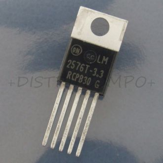 LM2576T-3.3G Buck Regulator, Switching, 3.0 A, 3.3V TO-220-5 ONS RoHS