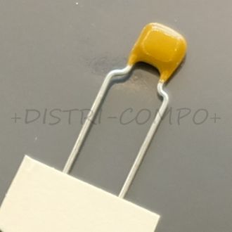 Condensateur 100nF 50V 2.54mm ceramique X7R Goldmax C320C104K5R5TA7301 10% Kemet