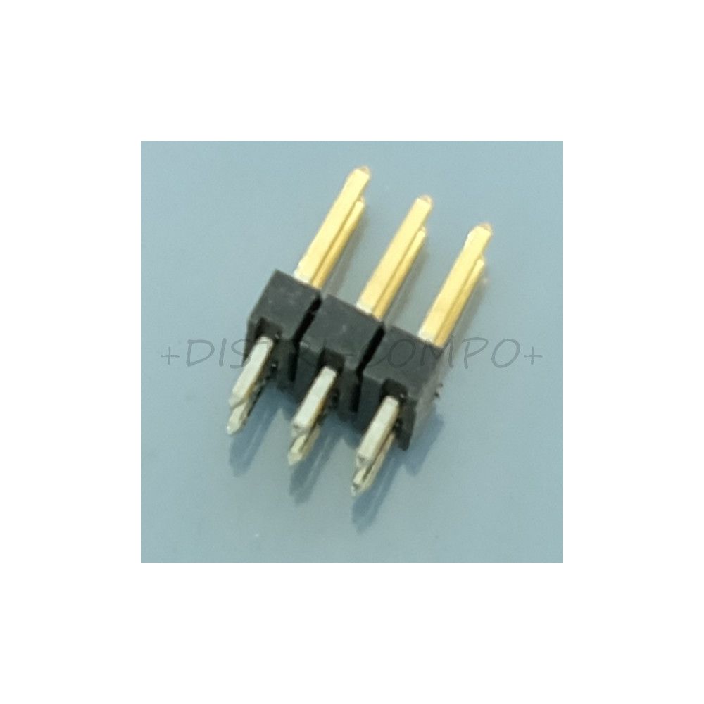 Barrette 2x3 points sécable droite 2.54mm