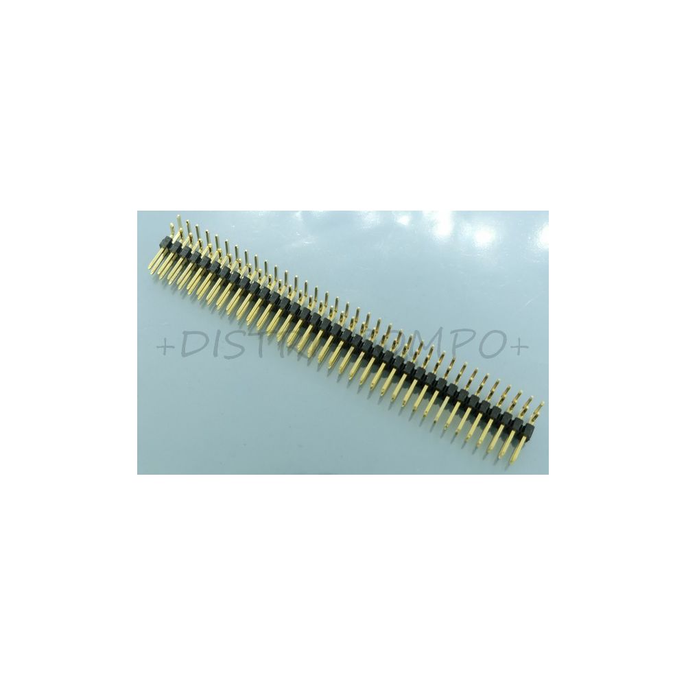 Barrette 2x36 points sécable coudée 2.54mm