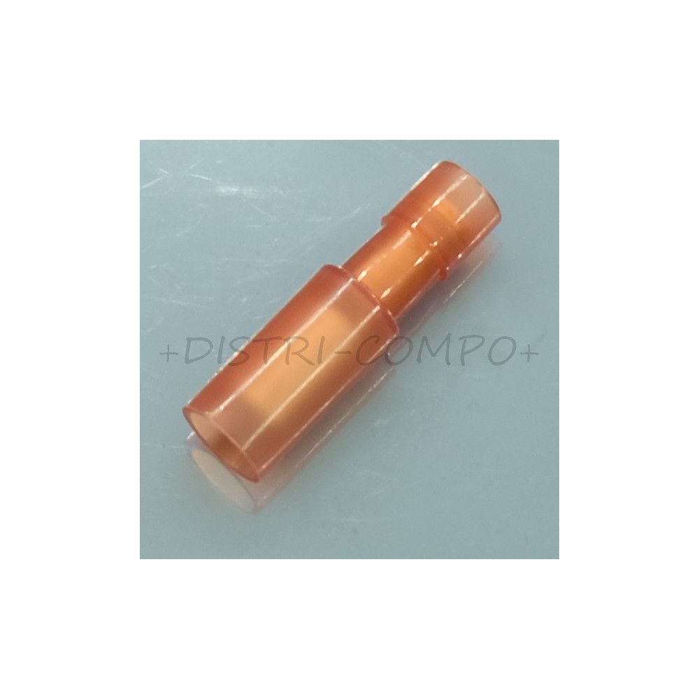 Cosse femelle polyamide diametre 4mm 0.5 - 1.5mm² rouge RND Connect