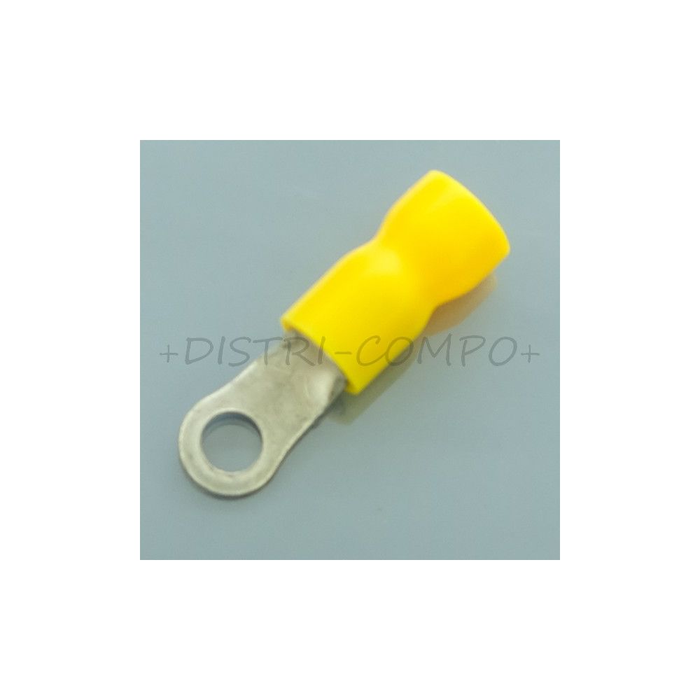 Cosse a oeillet 4.3mm a sertir jaune RND Connect