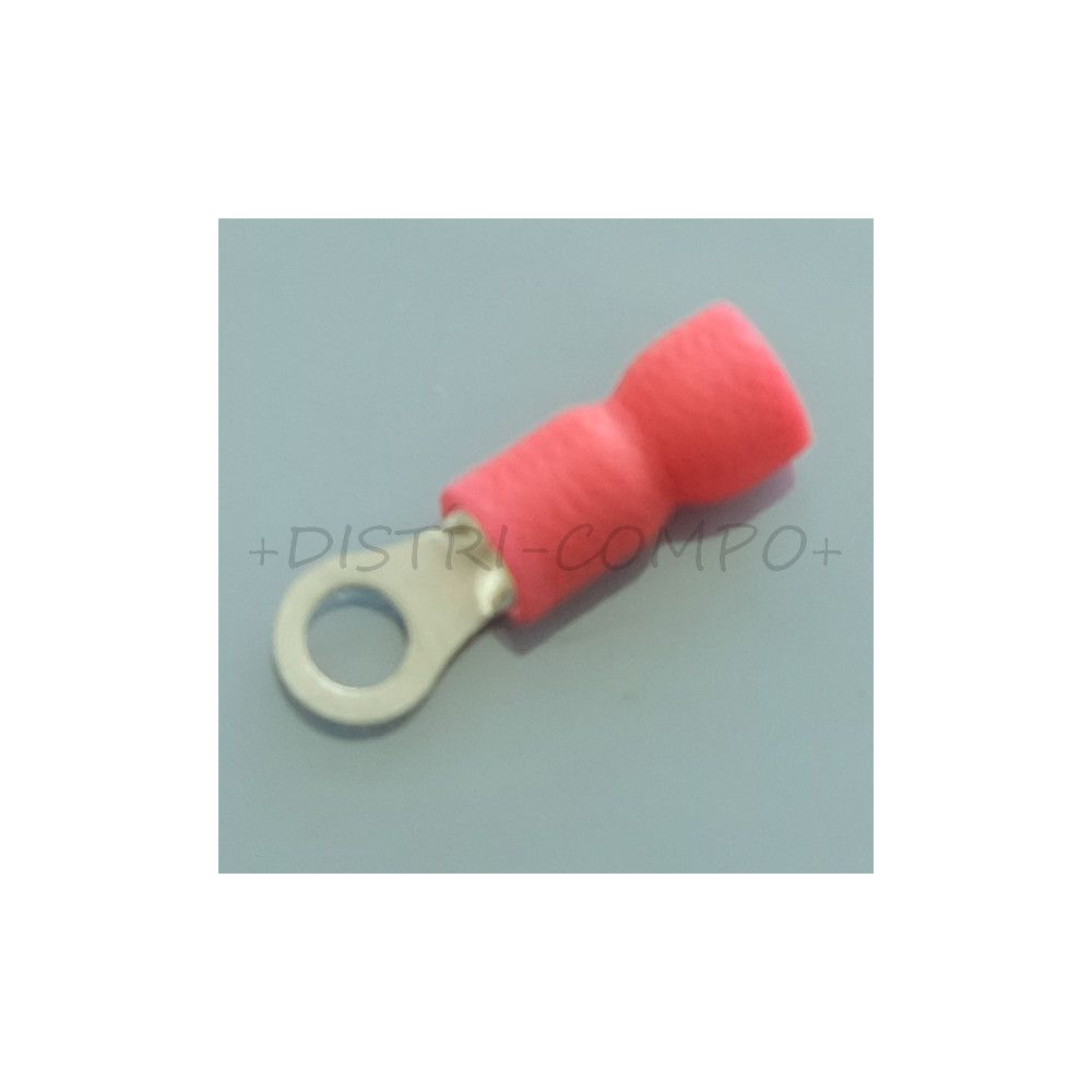 Cosse a oeillet 3.2mm a  sertir rouge RND Connect