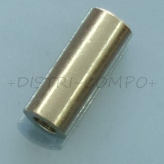Entretoise laiton 10mm cyclindrique DI3.2mm DE5mm