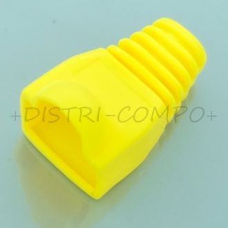 Manchon pour connecteur RJ45 8P8C plastique jaune MP0009 Logilink