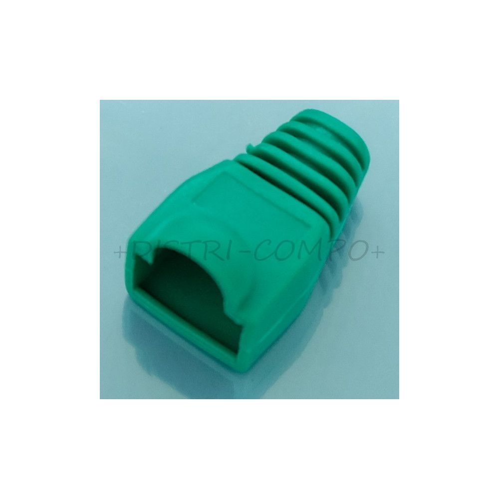 Manchon pour connecteur RJ45 8P8C plastique vert MP0007 Logilink