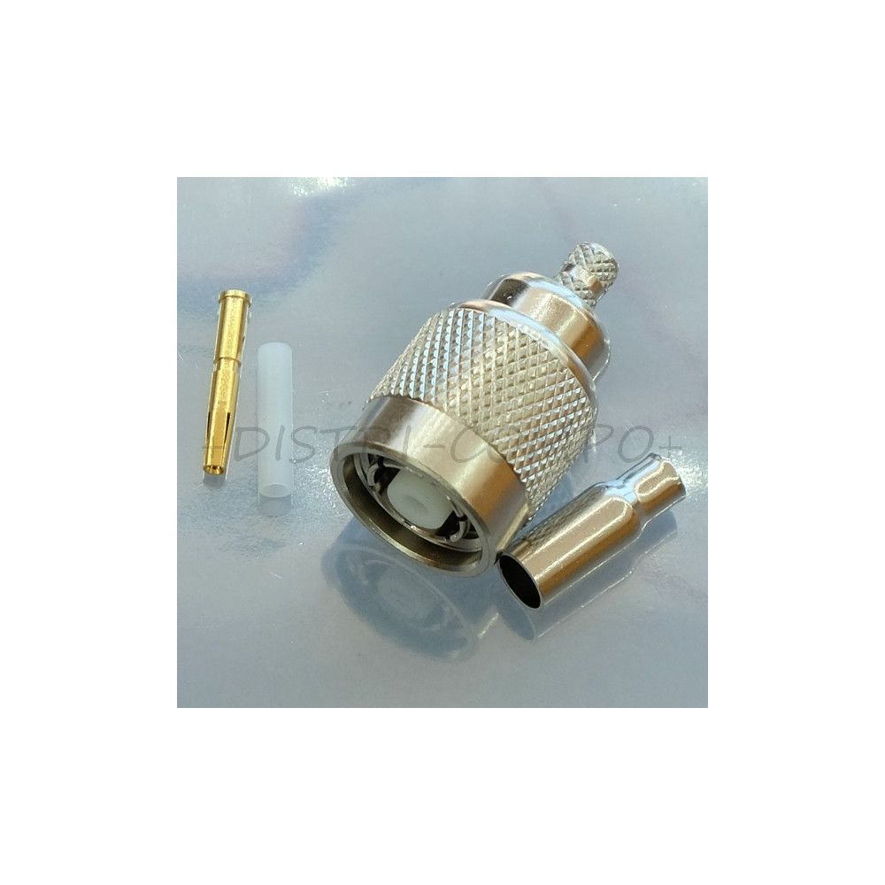 Fiche TNC Plug Reverse à sertir RG316/174 122116RP Amphenol