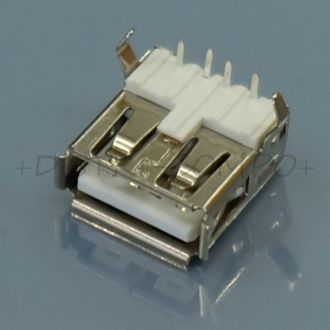 Embase USB Type A femelle pour circuit imprime