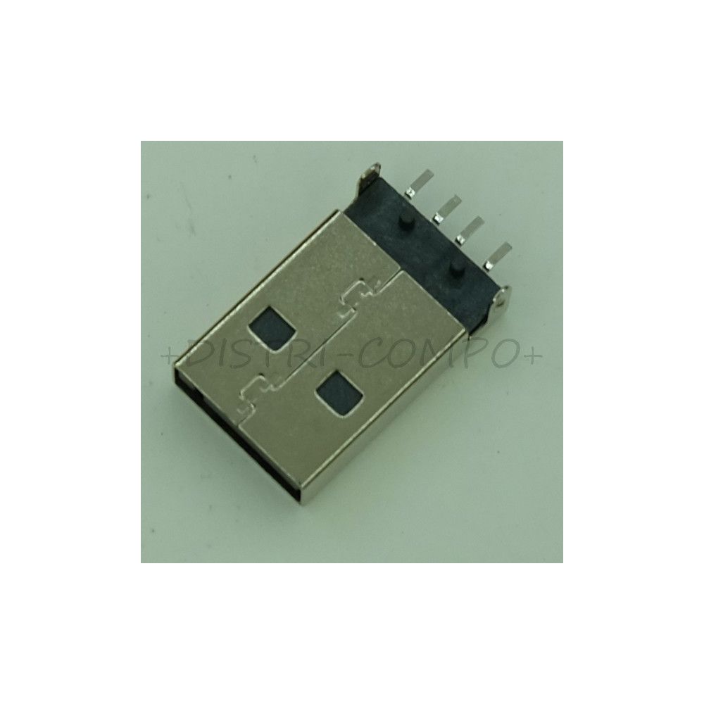 Embase USB Type A male montage SMD Lumberg 2410-07