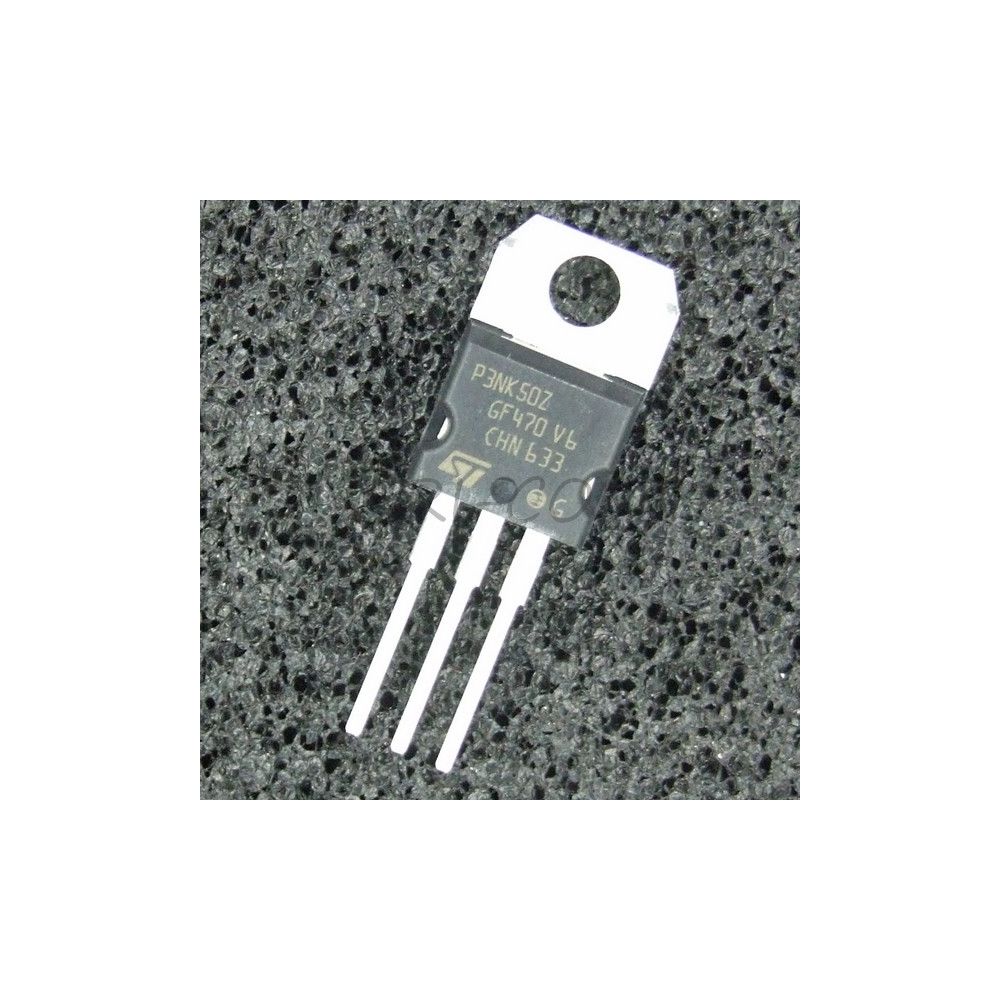 STP3NK50Z Transistor MOSFET N-CH 500V 2.3A TO-220AB STM RoHS