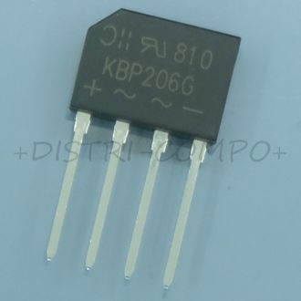 KBP206G Rectifier bridge diode single 600V 2A Diodes Inc RoHS DC1810