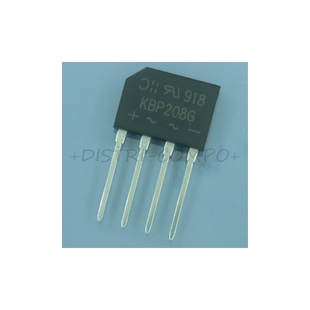 KBP208G Rectifier bridge diode single 800V 2A Diodes Inc RoHS