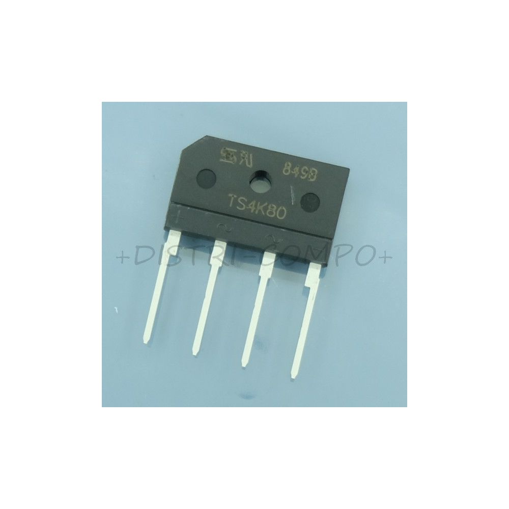 TS4K80-A Rectifier bridge diode single 800V 4A Taiwan