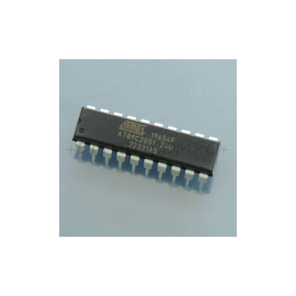 AT89C2051-24PU MCU 8-Bits 2K bytes DIP-20 Microchip RoHS