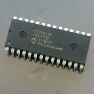 PIC16C57C-04I/P Microcontroleur Microchip DIP-28 RoHS