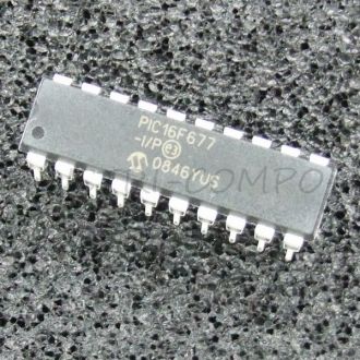 PIC16F677-I/P MCU 8 bits Flash 20MHz PDIP-20 Microchip RoHS