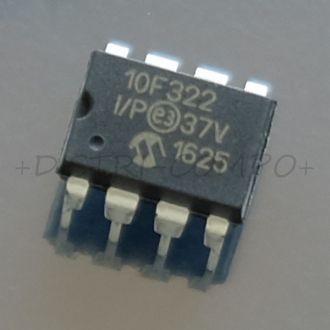 PIC10F322-I/P Microcontrolleur DIP-8 Microchip RoHS