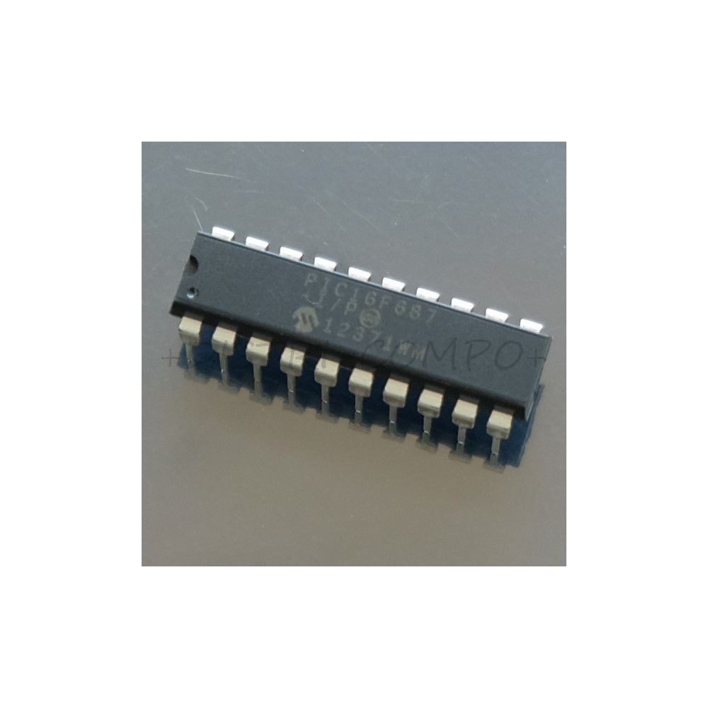 PIC16F687-I/P Microcontrolleur DIP-20 Microchip RoHS