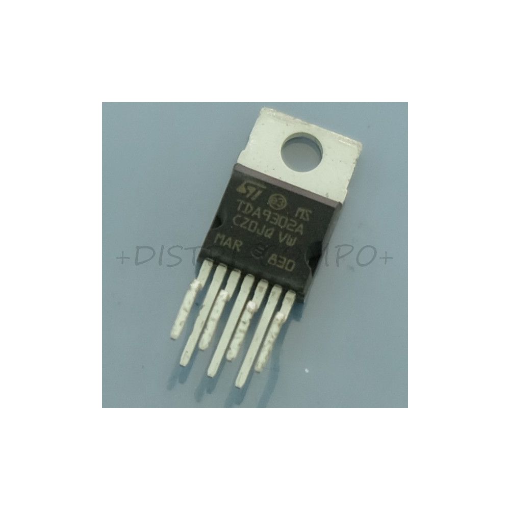 TDA9302H Vertical deflection output circuit Heptawatt STM