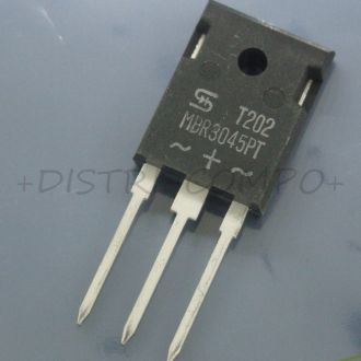 MBR3045PT Diode Schottky 45V 2x15A TO-247AD Taiwan RoHS