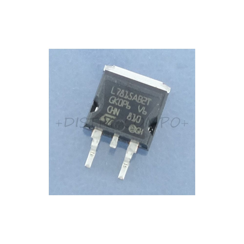 L7815ABD2T Régulateur de tension +15V 1.5A D2PACK STM RoHS