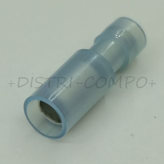 Cosse femelle cylindrique diametre 5mm 1.5 - 2.5mm² bleu RND Connect