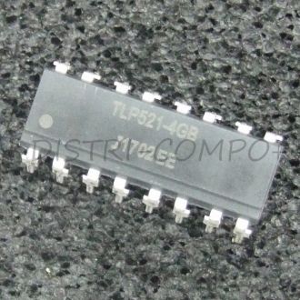 TLP521-4 (GB) Optocoupleur sortie transistor DIP-16 Isocom Rohs