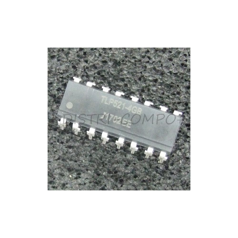 TLP521-4 (GB) Optocoupleur sortie transistor DIP-16 Isocom Rohs