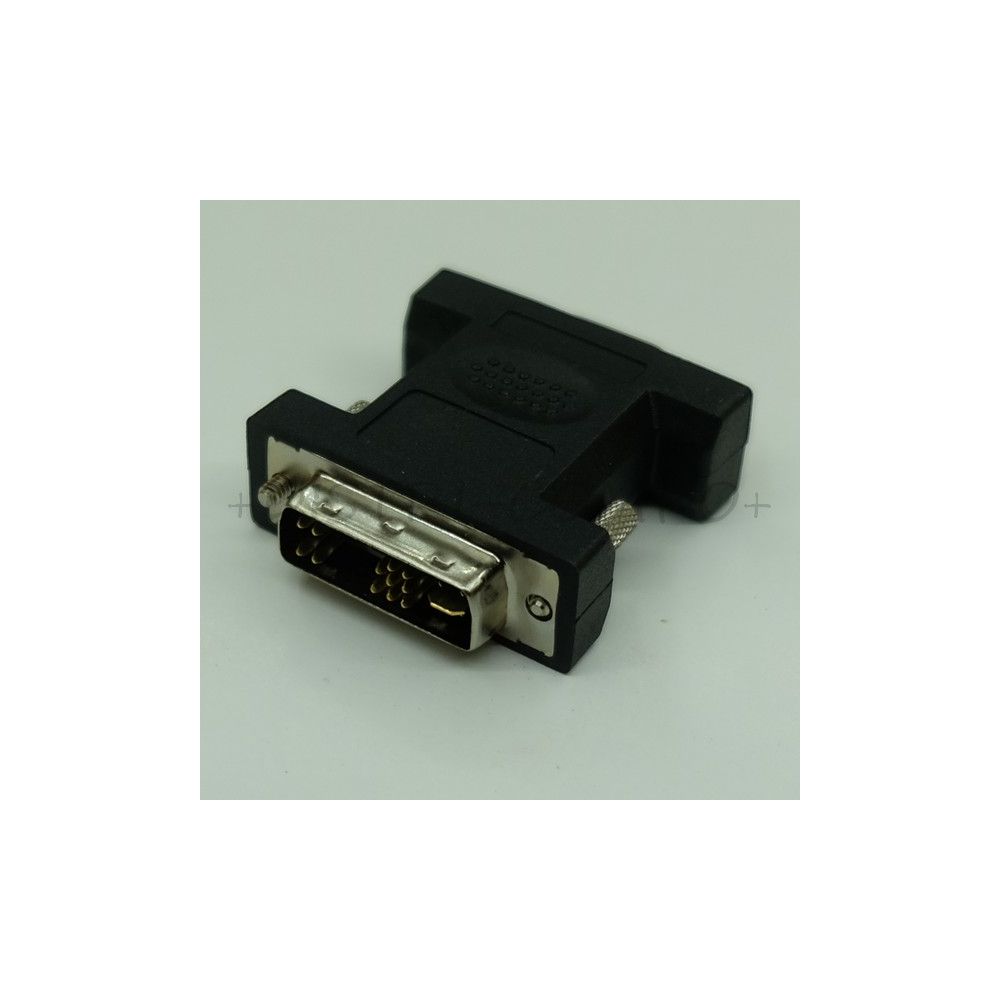 Adaptateur DVI 12+5 mâle vers VGA 15 broches femelle