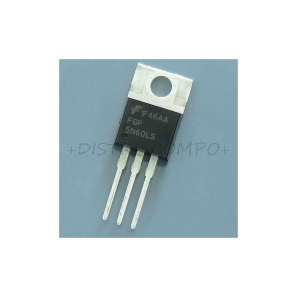FGP5N60LS Transistor IGBT N-CH 600V 10A 83W TO-220 ONS RoHS