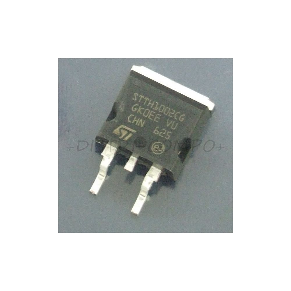 STTH1002CG Rectifier Diode Switching 200V 16A 25ns D2PAK STM RoHS