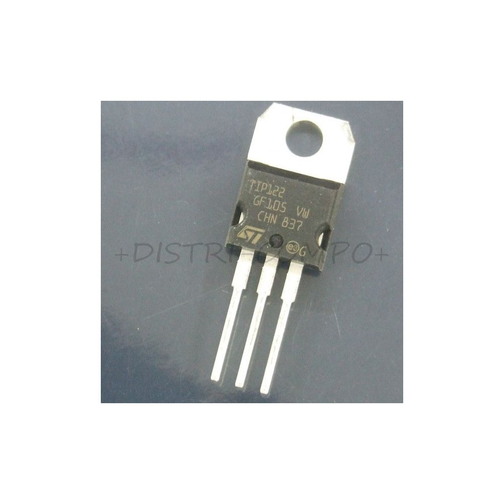 TIP122 Transistor NPN Darlington 100V 5A TO-220 STM RoHS