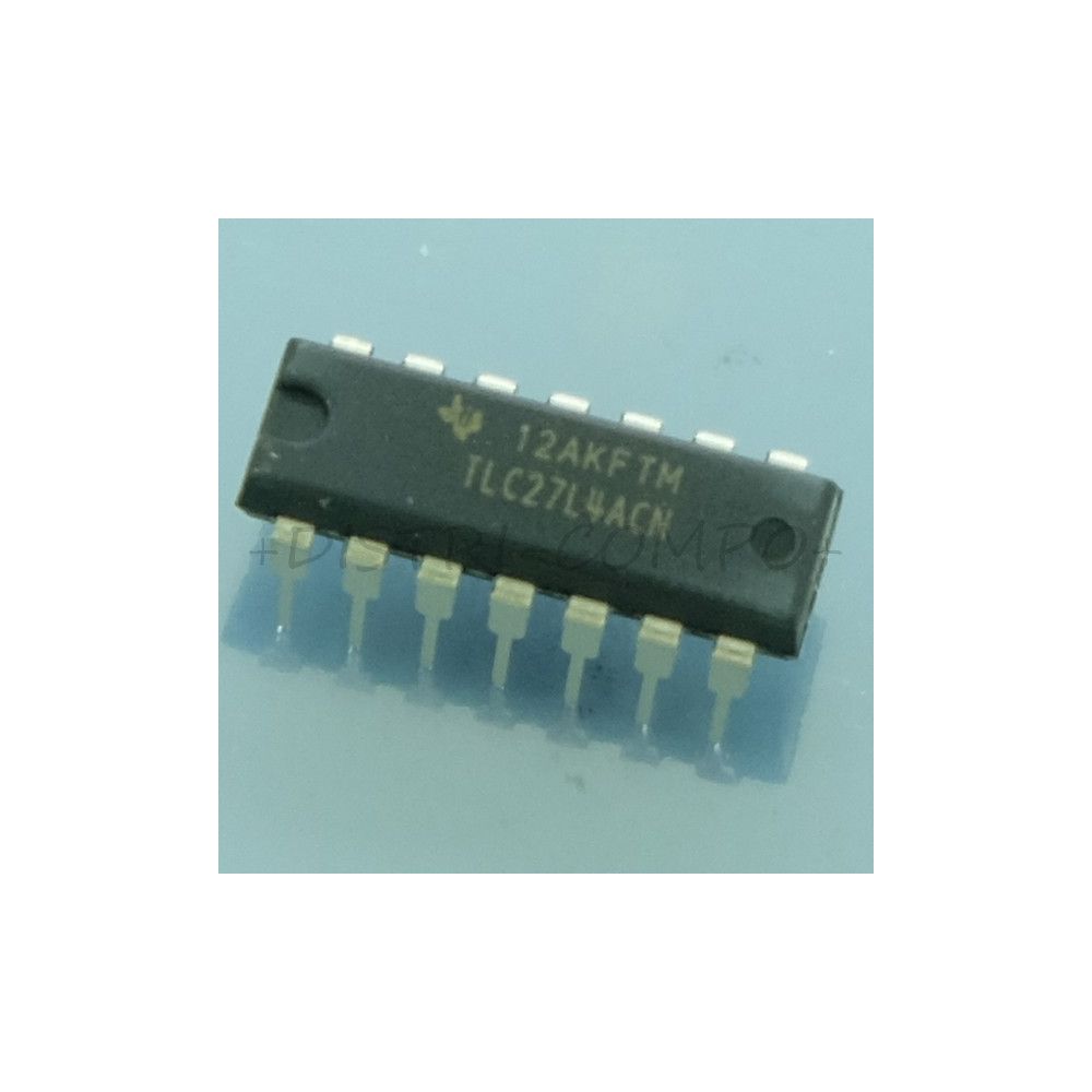 TLC27L4ACN Precision quad Operational Amplifier DIP-16 Texas RoHS