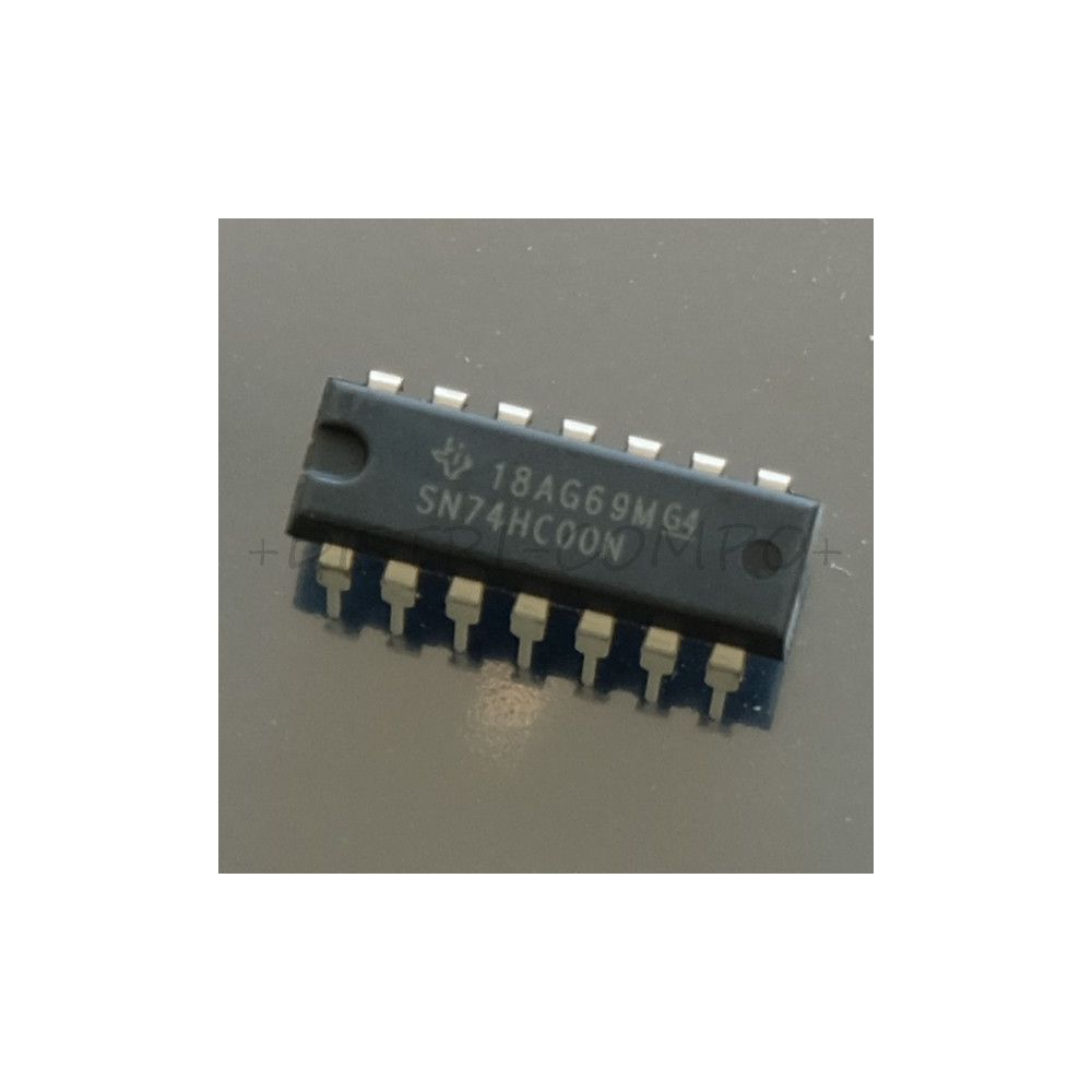 74HC00 - SN74HC00N Quad 2-input nand gate DIP-14 Texas RoHS