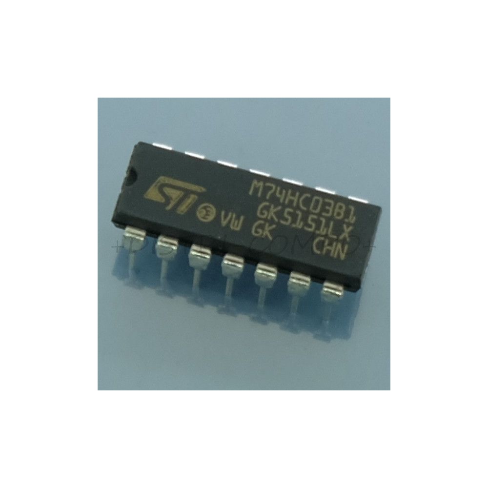 74HC03 - M74HC03B1 4 portes NON ET  2 entres DIP-14 STM