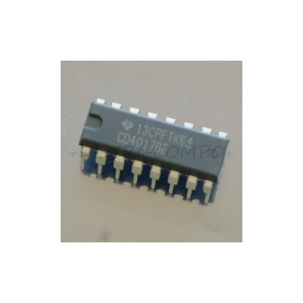 CD4017BE CMOS Decade Counter DIP-16 Texas RoHS