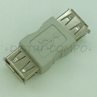 Adaptateur USB A femelle vers USB A femelle