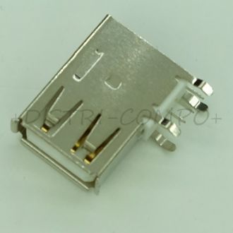 Embase USB vertical femelle pour circuit imprime Longueur 19.3mm