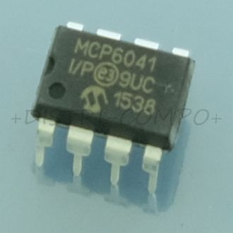 MCP6041-I/P Op Amp Single GP R-R I/O 6V PDIP-8 Microchip RoHS